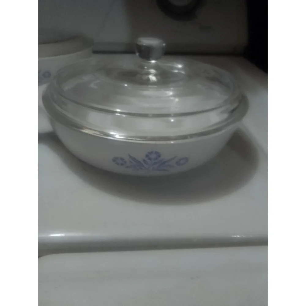 Lot Of 2 VTG  Corelle Corning Blue CoenflowerU.S.A 6-1/2